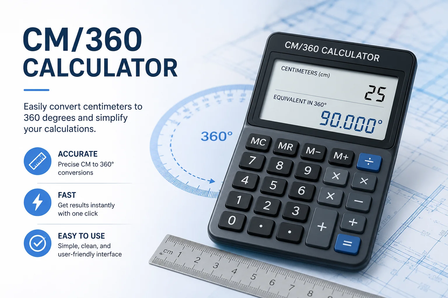 CM to 360 Calculator 
