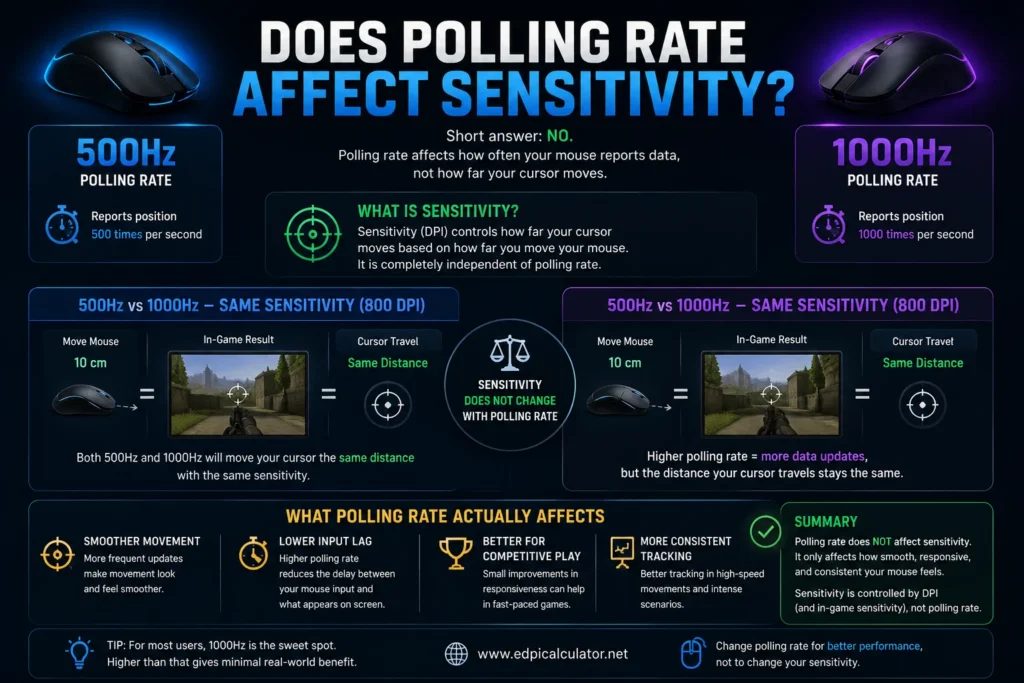Does Polling Rate Affect Sensitivity?