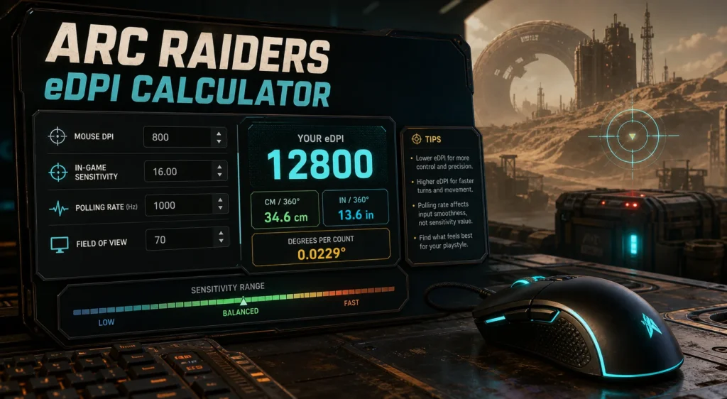 ARC Raiders eDPI Calculator